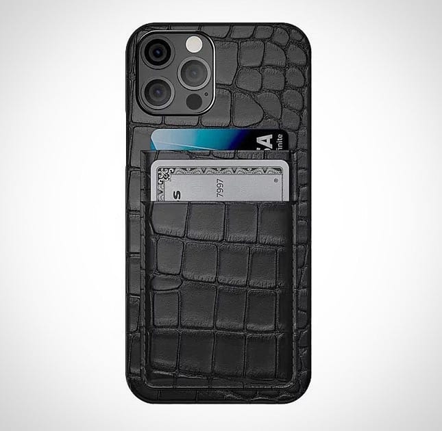 حامل بطاقة حالة التمساح