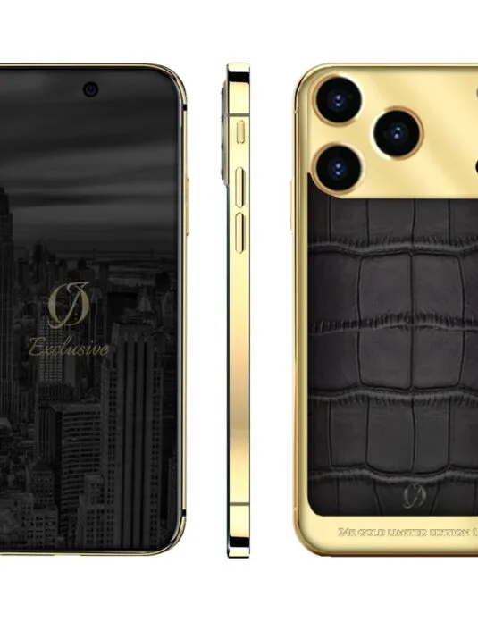 Crocodile 24K Gold Iphone 17 Pro Max