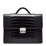 鳄鱼皮律师手提箱信使包商务包男士1