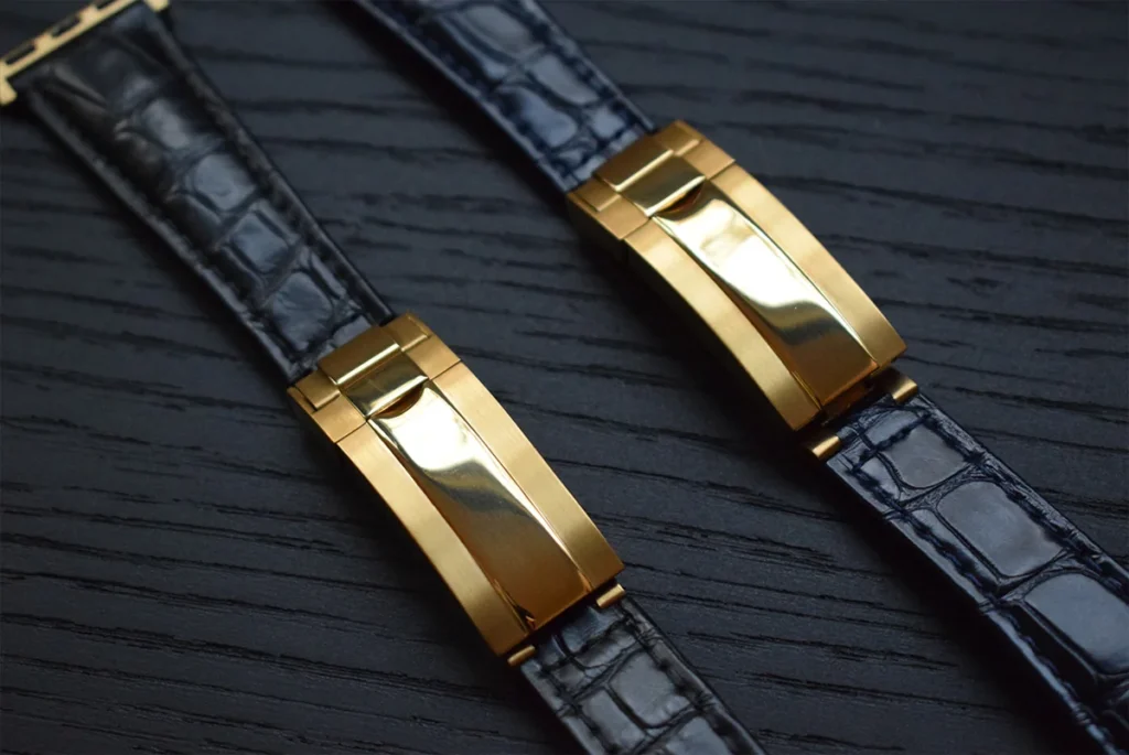 crocodile apple watch band rolex style middle