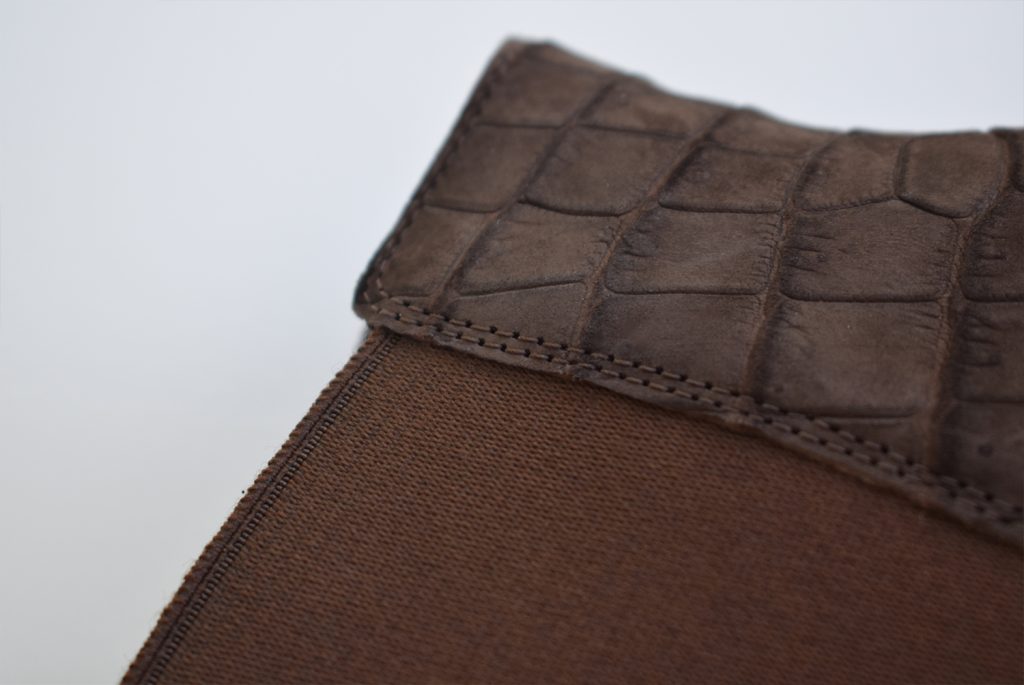 Crocodile shoes high up close 1