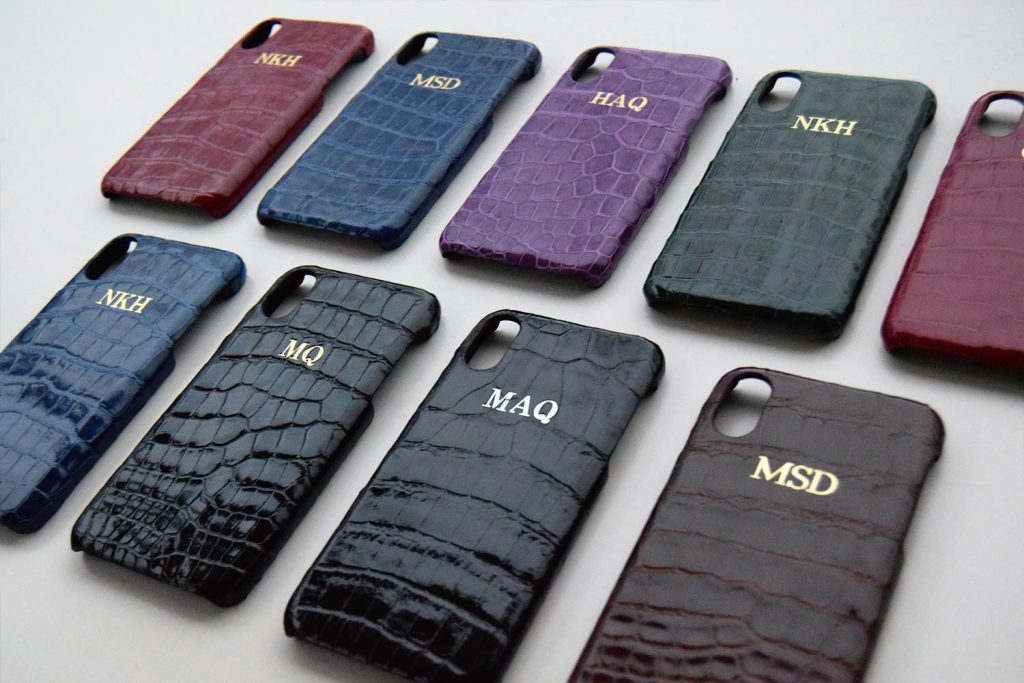 crocodile leather iphone case