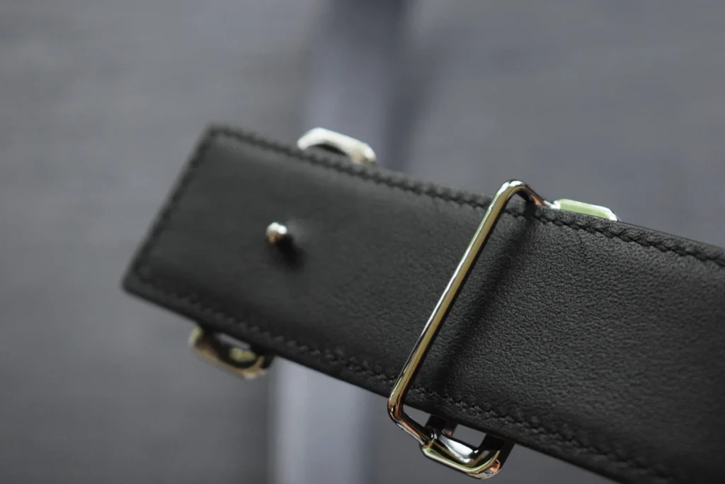 定制鳄鱼皮带 Hermes 背面