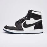 nike jordan noir crocodile côté personnalisé