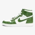 custom nike jordan green crocodile