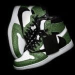 nike jordan python vert personnalisé