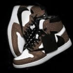 nike jordan gris python personnalisé