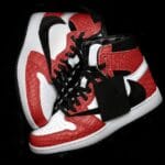 nike jordan python rouge personnalisé