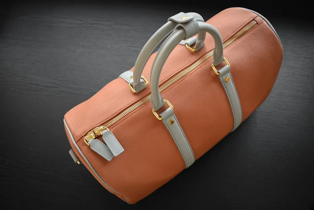 custom togo duffle brown