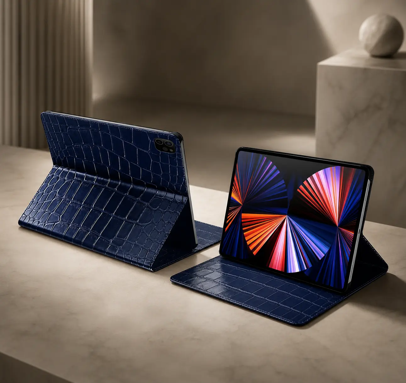 Custom leather MacBook case by OJ Exclusive