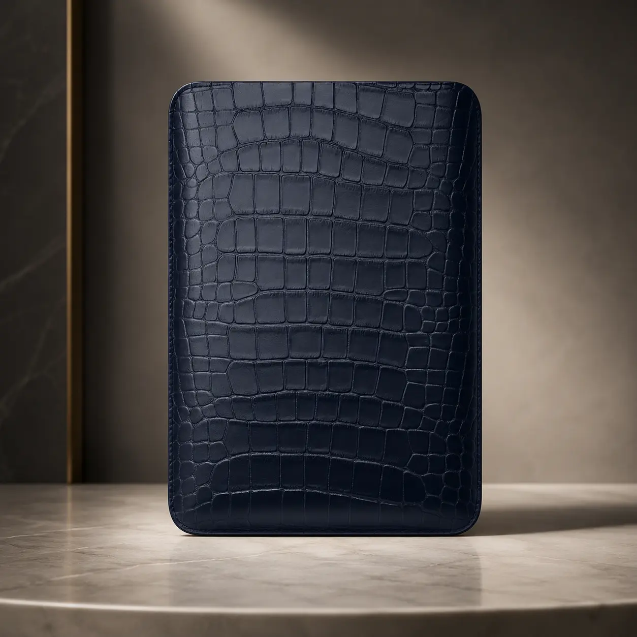 Tailored custom leather MacBook cover