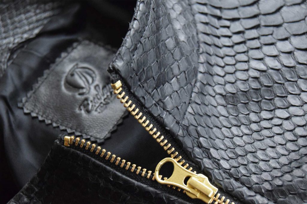 genuine-python-jacket-black