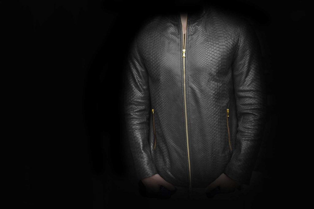genuine-python-jacket-grey
