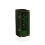 green leather watch winder 3pcs