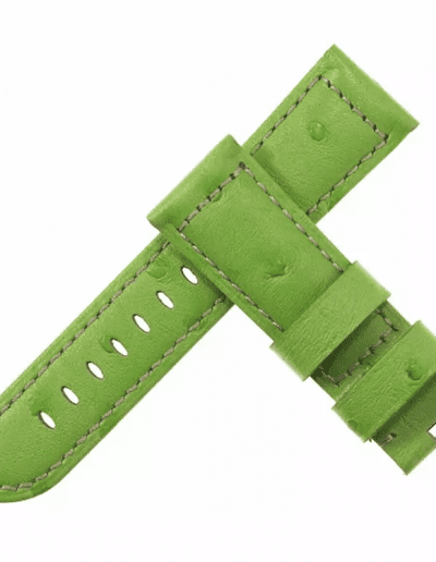 green ostrich watch band