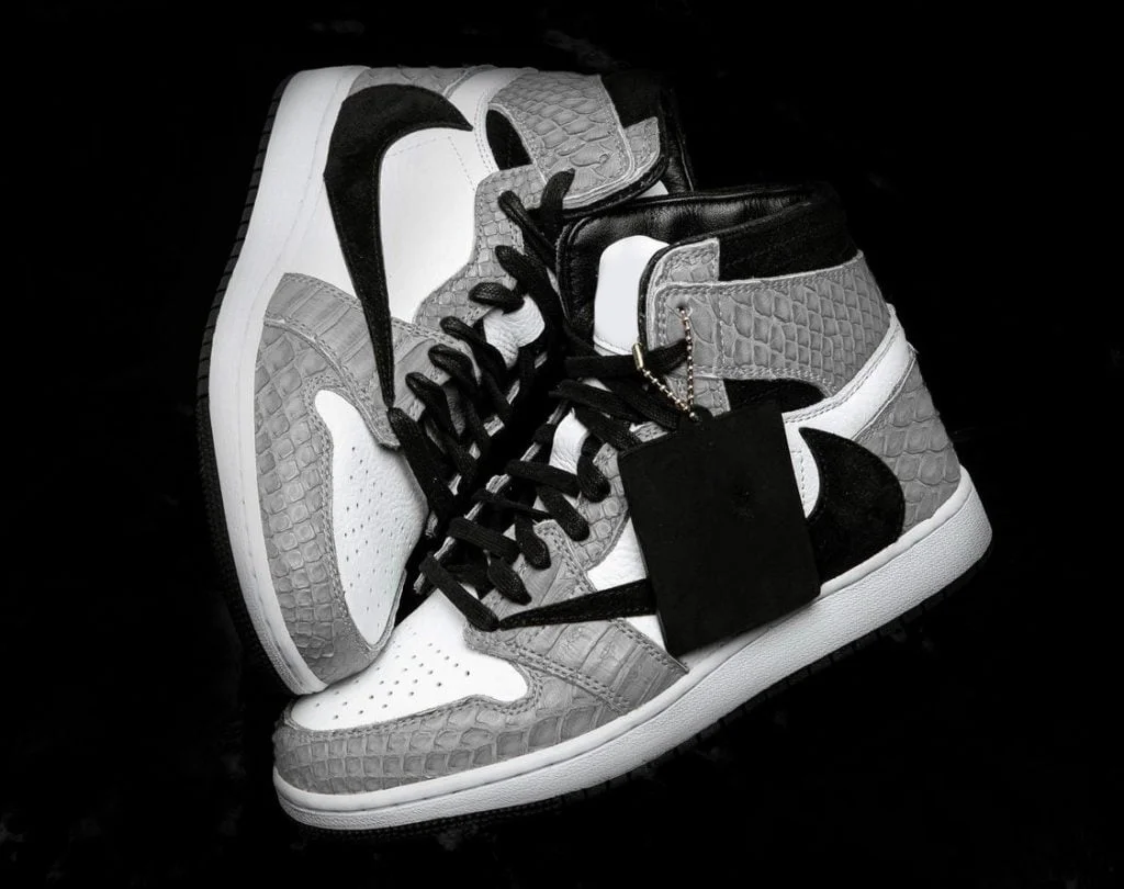 Grey python nike jordan