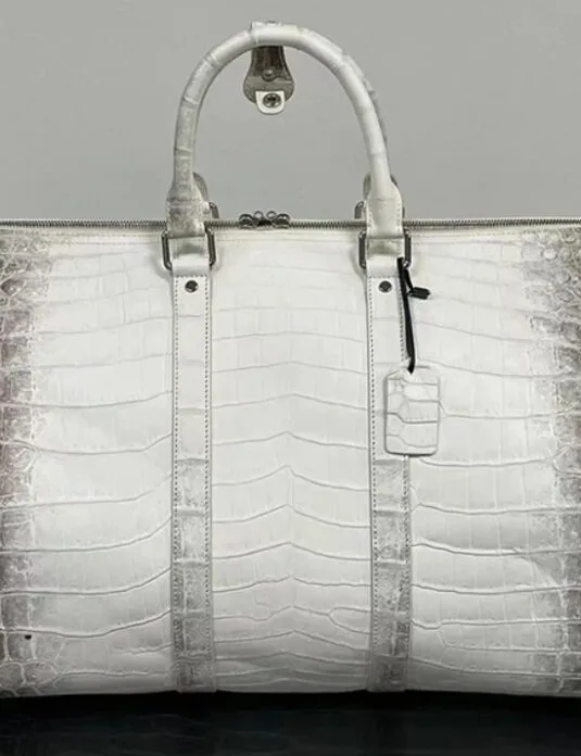 himalayan crocodile duffle bag