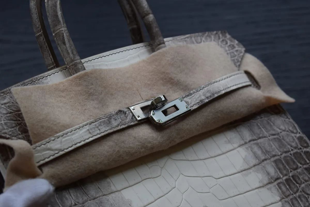 bolso de cocodrilo del himalaya kelly
