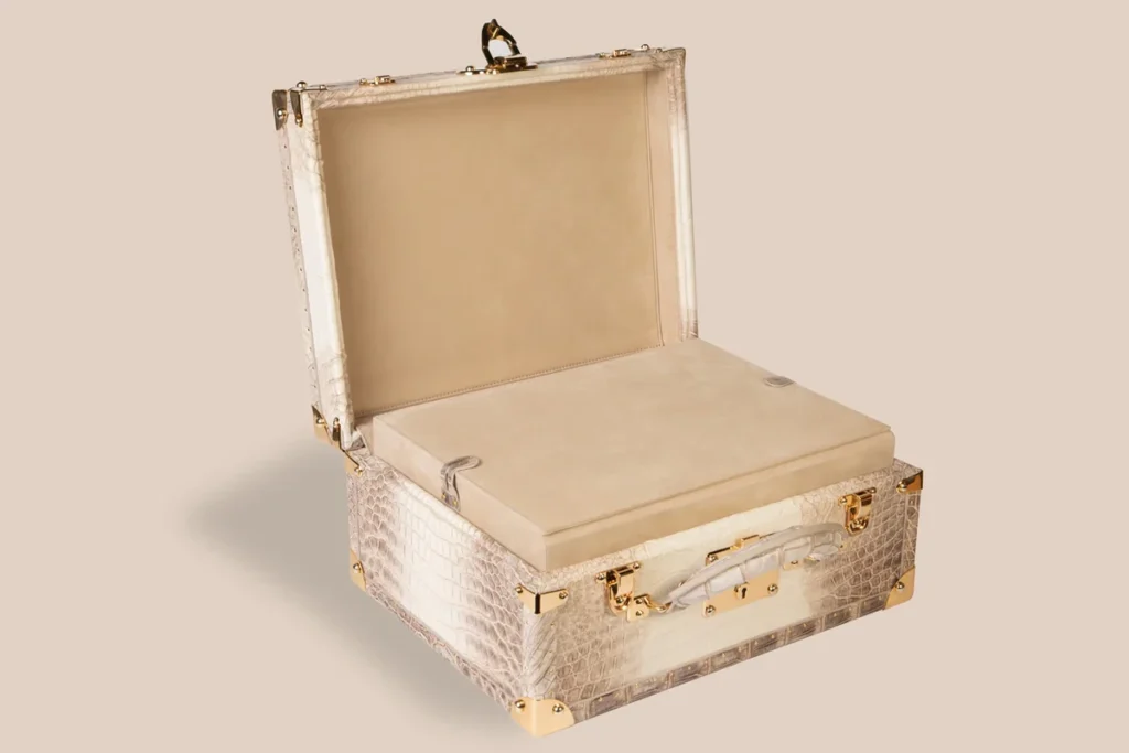himalayan crocodile leather watch box OJ Exclusive