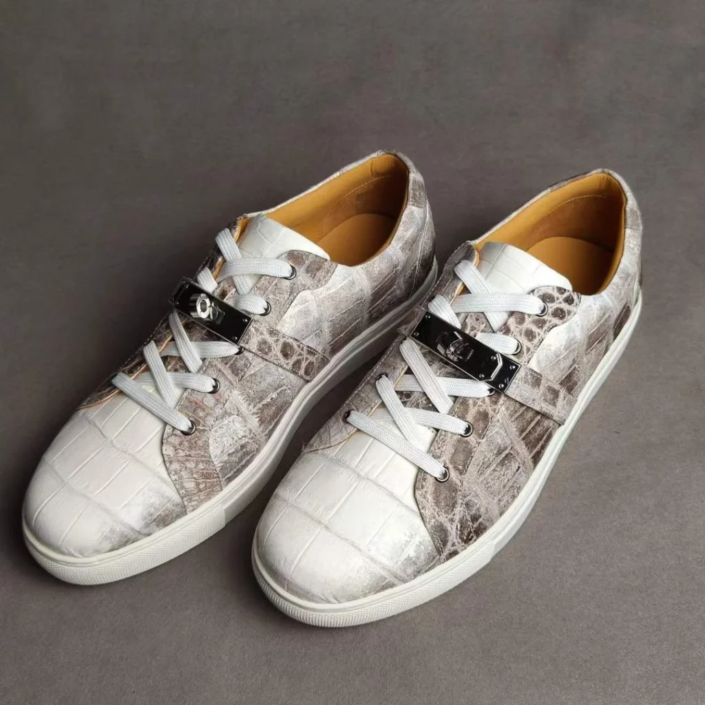 himalayan crocodile sneakers hermes