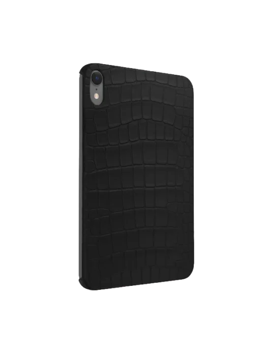 BLACK CROCODILE IPAD CASE