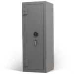 Coffre-fort à bijoux de luxe avec serrure électronique et compartiments intérieurs organisés