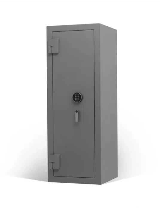 Coffre-fort à bijoux de luxe avec serrure électronique et compartiments intérieurs organisés