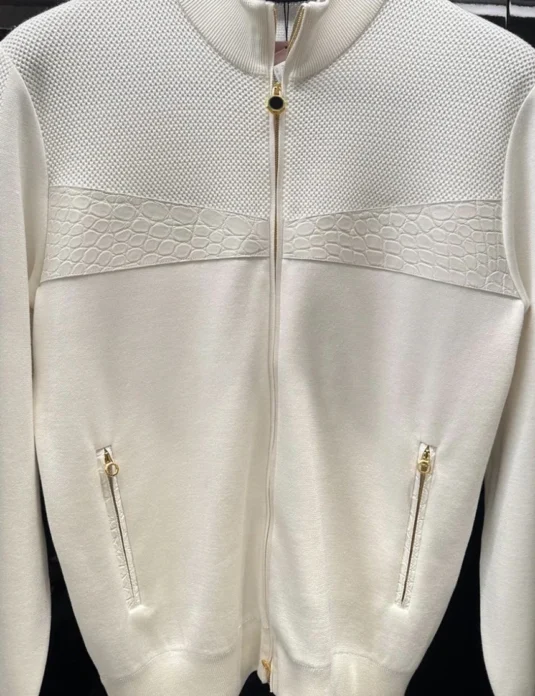 luxury crocodile vest