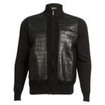 Luxusjacke Herren Alligator Wildleder oj