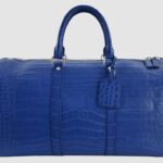 海军蓝正品鳄鱼旅行袋 LV 设计