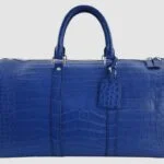 海军蓝正品鳄鱼旅行袋 LV 设计