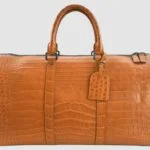 橙色鳄鱼旅行袋 LV 设计
