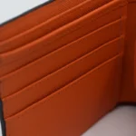 Cartera interior de saffiano naranja