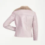 粉色蟒蛇纹女士外套