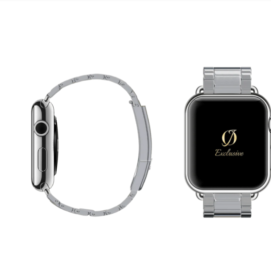 platinum apple watch