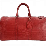 红色鳄鱼旅行袋 周末款