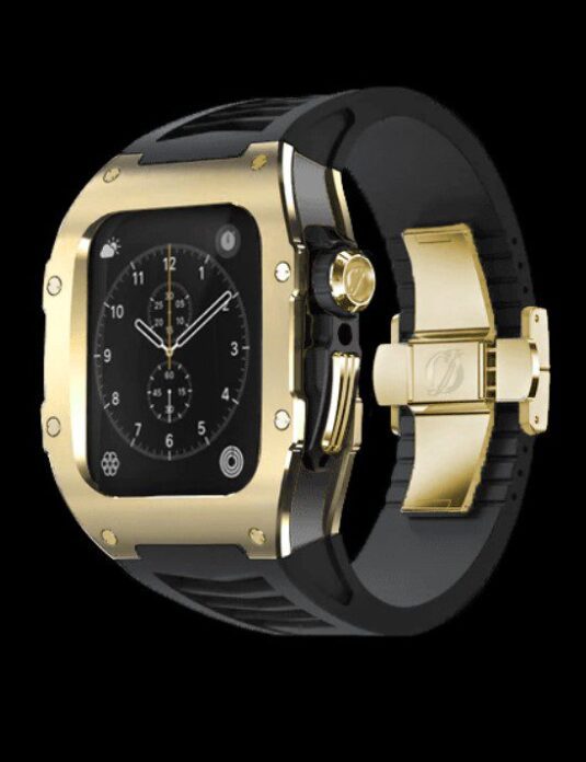 richard mille 24k gold apple watch case