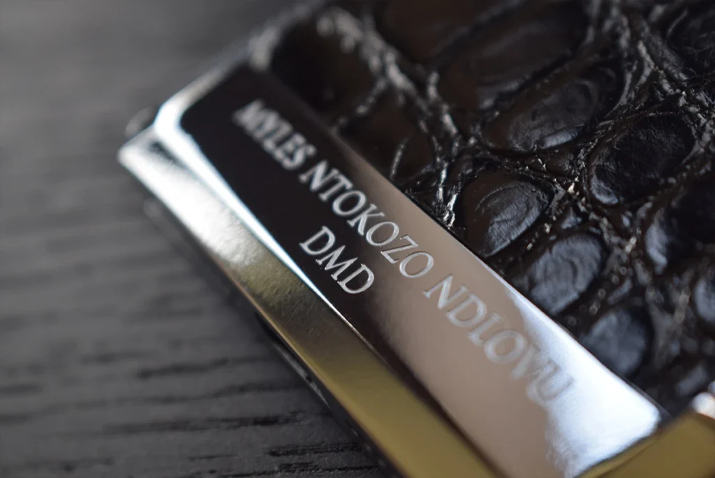 جراب فضي اللون لهاتف آيفون 14 برو ماكس مصنوع من التيتانيوم