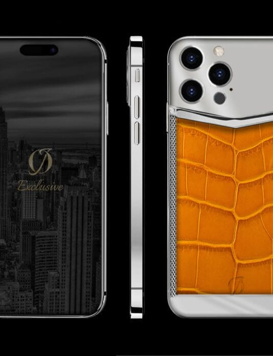 آيفون 14 برو ماكس كوناك التمساح الفضي