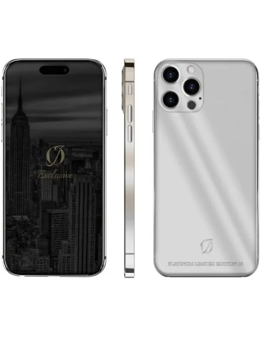 silver iphone 15 pro max