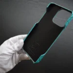 蒂芙尼蓝鳄鱼皮 iPhone 手机壳