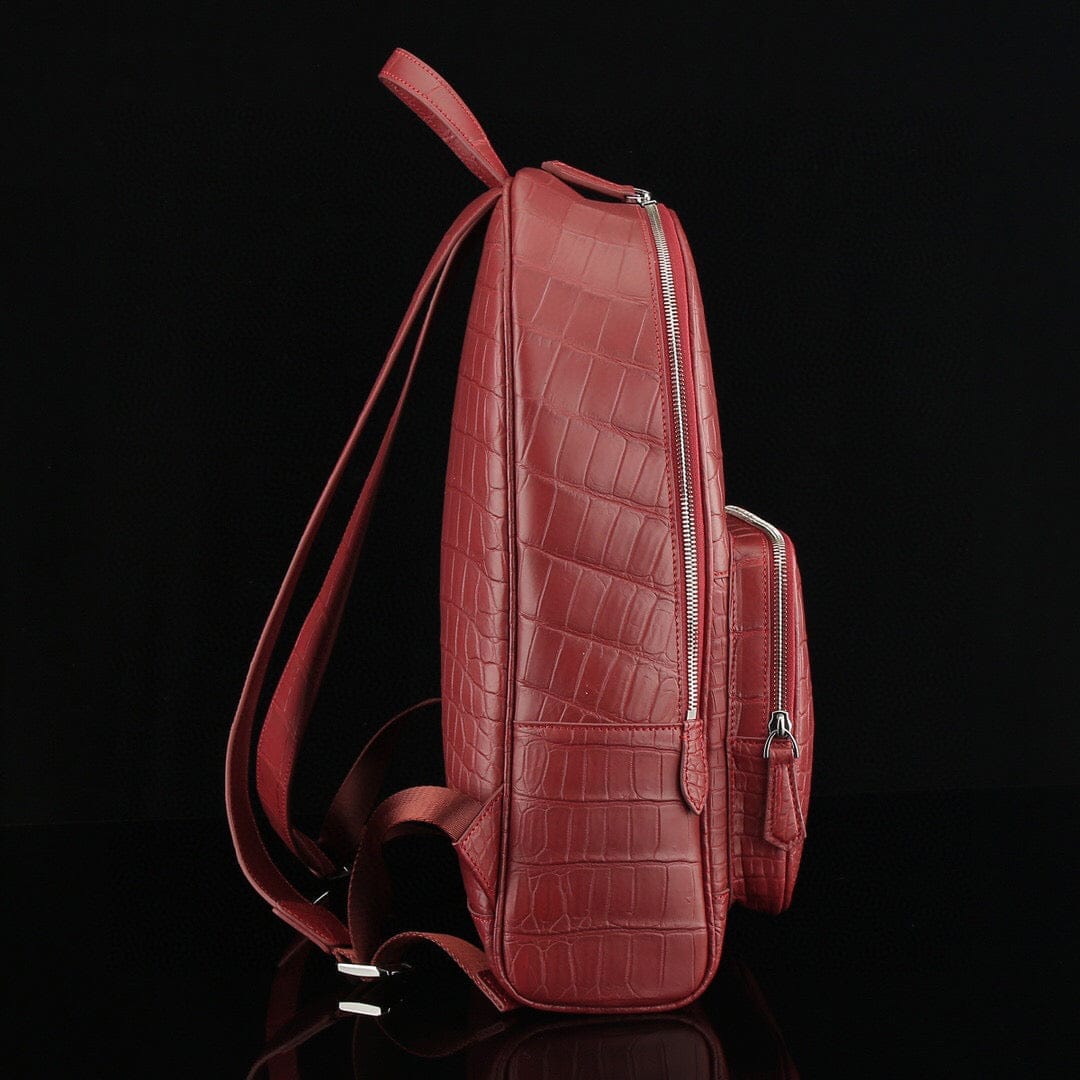 unisex genuine crocodile leather backpack wine red 41307794800939 4000x.progressive