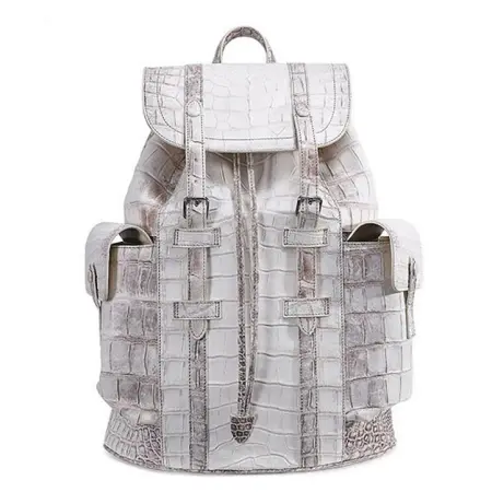 The world's most expensive backpack - Louis Vuitton Crocodilian Leather  Backpack