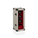 white leather watch winder 3pcs