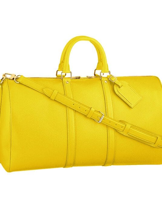 yellow leather duffle bag weekender yellow leather duffle bag weekender